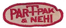 Par T Pak & Nehi Embroidered Soda Patch c1940's-50's Scarce VGC