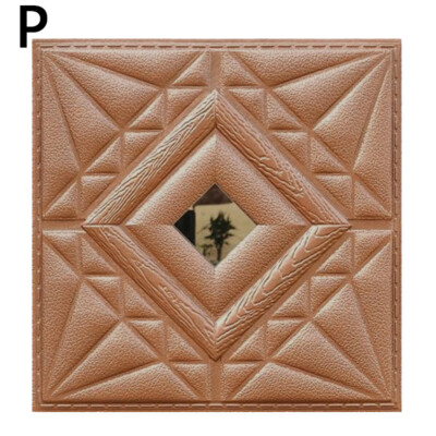 30CM 3D Tile Brick Wall Sticker Self-adhesive Waterproof Foam Panel Wallpaper