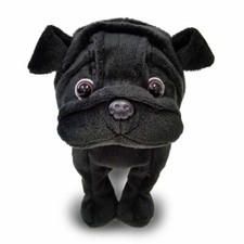 Premium Puppy black pug stuffed toy