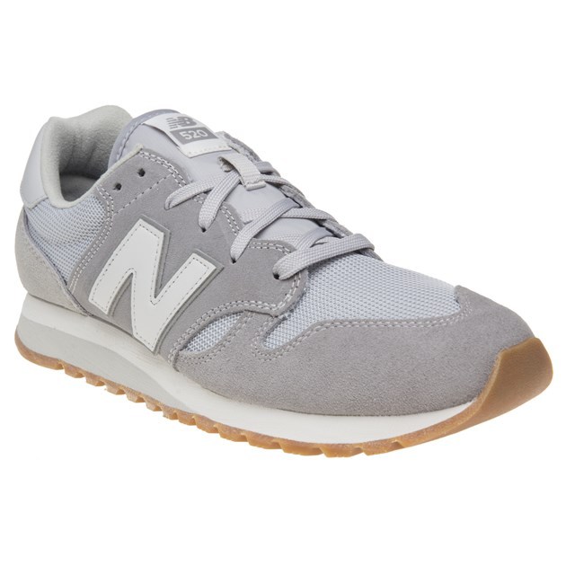 New Mens New Balance Grey 520 Suede Trainers Retro Lace Up New Mens New Balance Grey 520 Suede Trainers Retro Lace Up