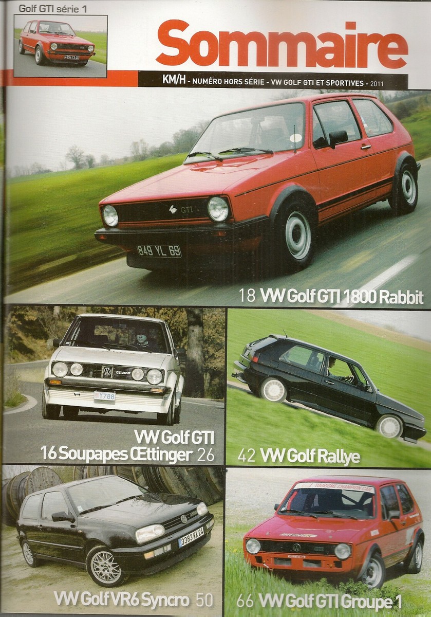 KM/H HS 2011 HS2 SPECIAL VOLKSWAGEN GOLF GTI 16S OETTINGER 16S