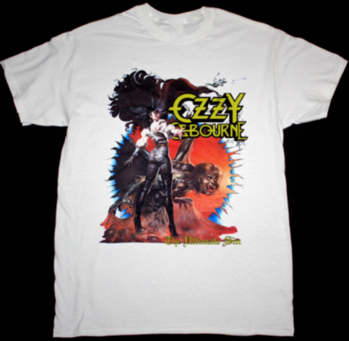OZZY OSBOURNE THE ULTIMATE SIN NEW WHITE T SHIRT TEE Full Size S-5XL