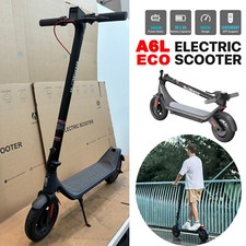 Adult Electric Scooter 350W 30KM Long Range Folding Kick E-Scooter W/ APP 10.2AH
