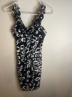 Womens Size 4 Enfocus Studio Black And White Design Dress | eBay Womens Size 4 Enfocus Studio Black And White Design Dress | eBay