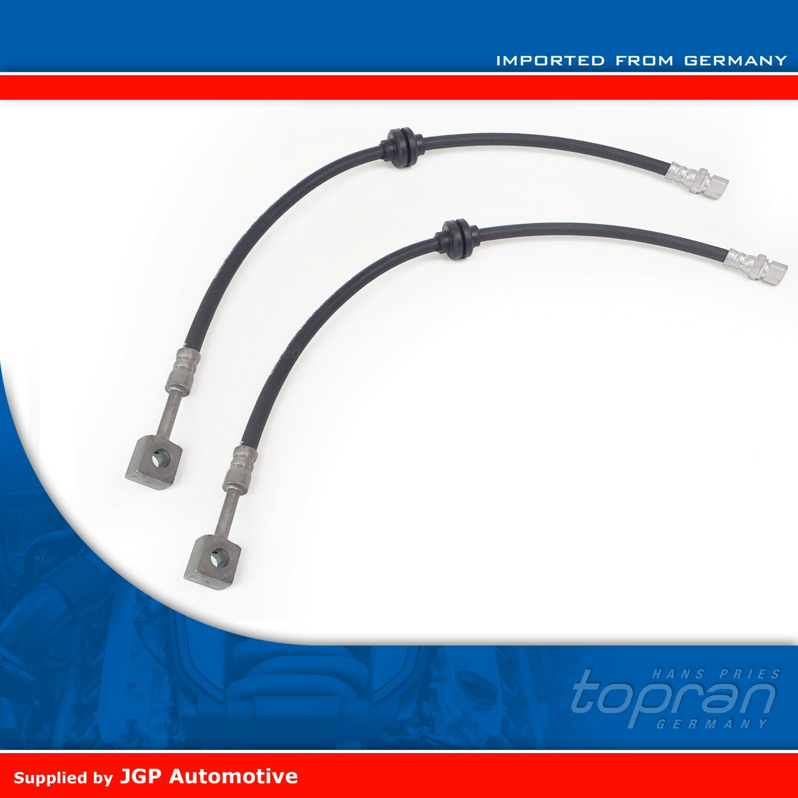 2 X Front Brake Hose Lines Left / Right BMW Mini R50 R52 R53
