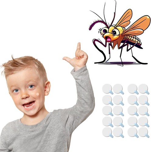 20 Patch for Insect Bites Mosquitoes Afterbite Soothing Itching Children Natural