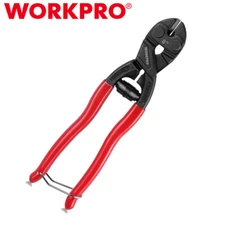 WORKPRO 8" Bolt Cutter Mini Compact Size Bolt Cutter Cutting Wire Cables Chains