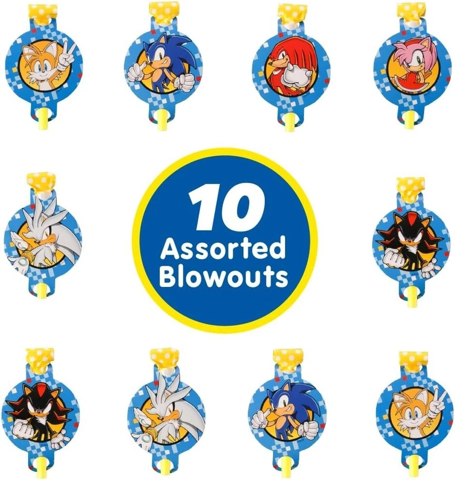Sonic The Hedgehog Kids Party Theme in a Box Kit 107pcs Balloons Decorations - Image 4 of 4