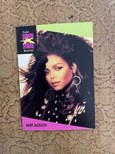 JANET JACKSON Trading Card from 1991 - ProSet SuperStars MusiCards # 56