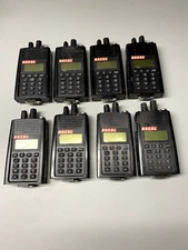 Lot of (8) Thales Racal HANDHELD RADIO RACAL25 Untested As Is for parts