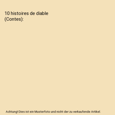 10 histoires de diable [Contes], Babitt, Natalie