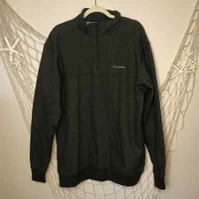 COLUMBIA Big  Tall Hart Mountain  II 1/2 Zip Charcoal Heather XL NWOT