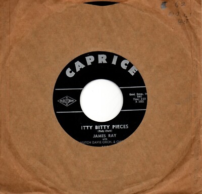 James Ray with Hutch Davie Orch:Itty bitty pieces/You remember the face:US