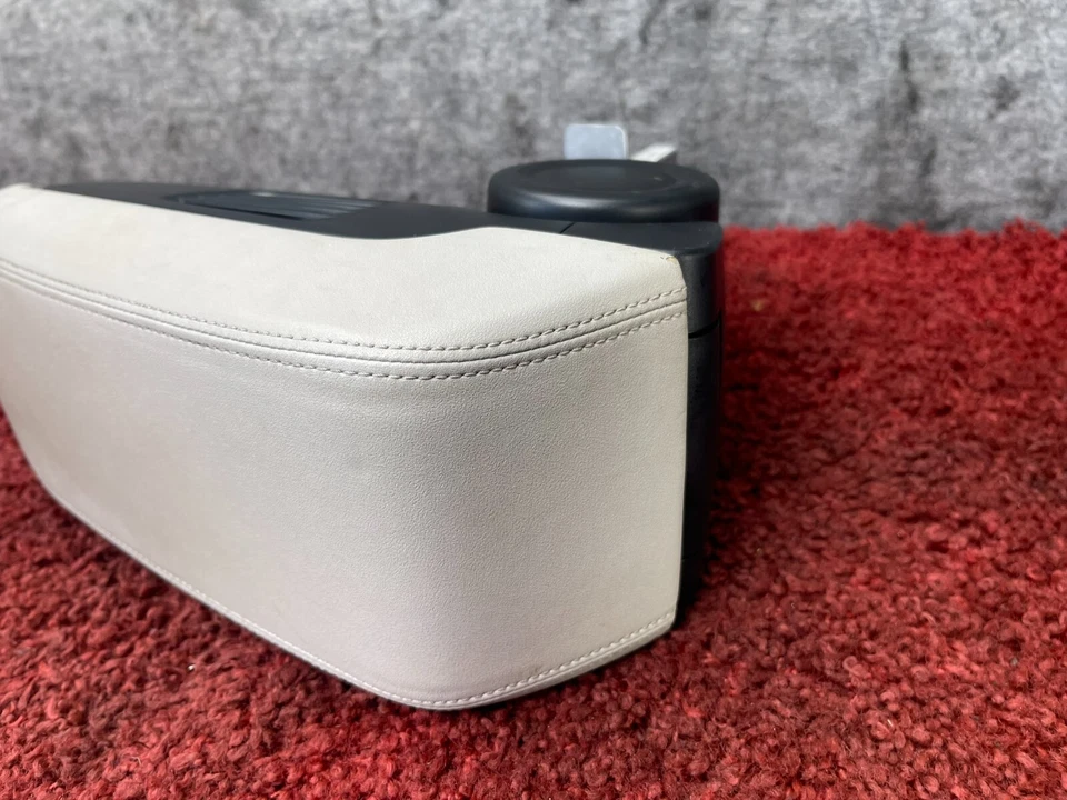 Conjunto de apoio de braço console central BMW 2014-2021 I3 cinza creme fabricante de equipamento original 83K - Imagem 3 de 4