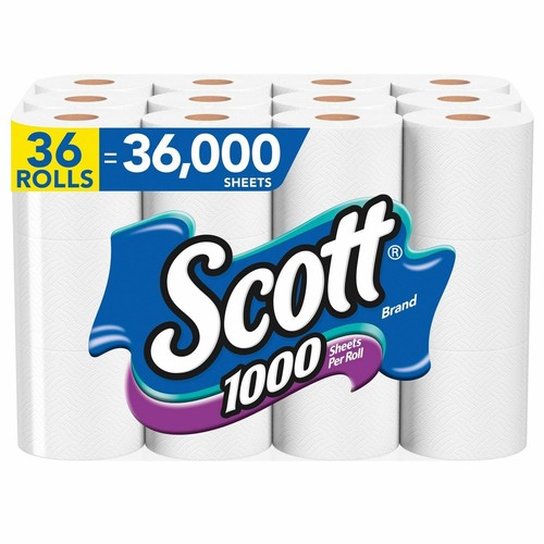 SCOTT Bath Tissue Roll - 36 Count (39600 Sheets) for sale online | eBay