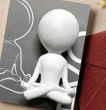 6 in Meditation mold soap,Resin, plaster, candle mold 0-9