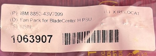 IBM 8852-43V7099 Fan Pack For Blade Centre H PSU . - Afbeelding 7 van 7