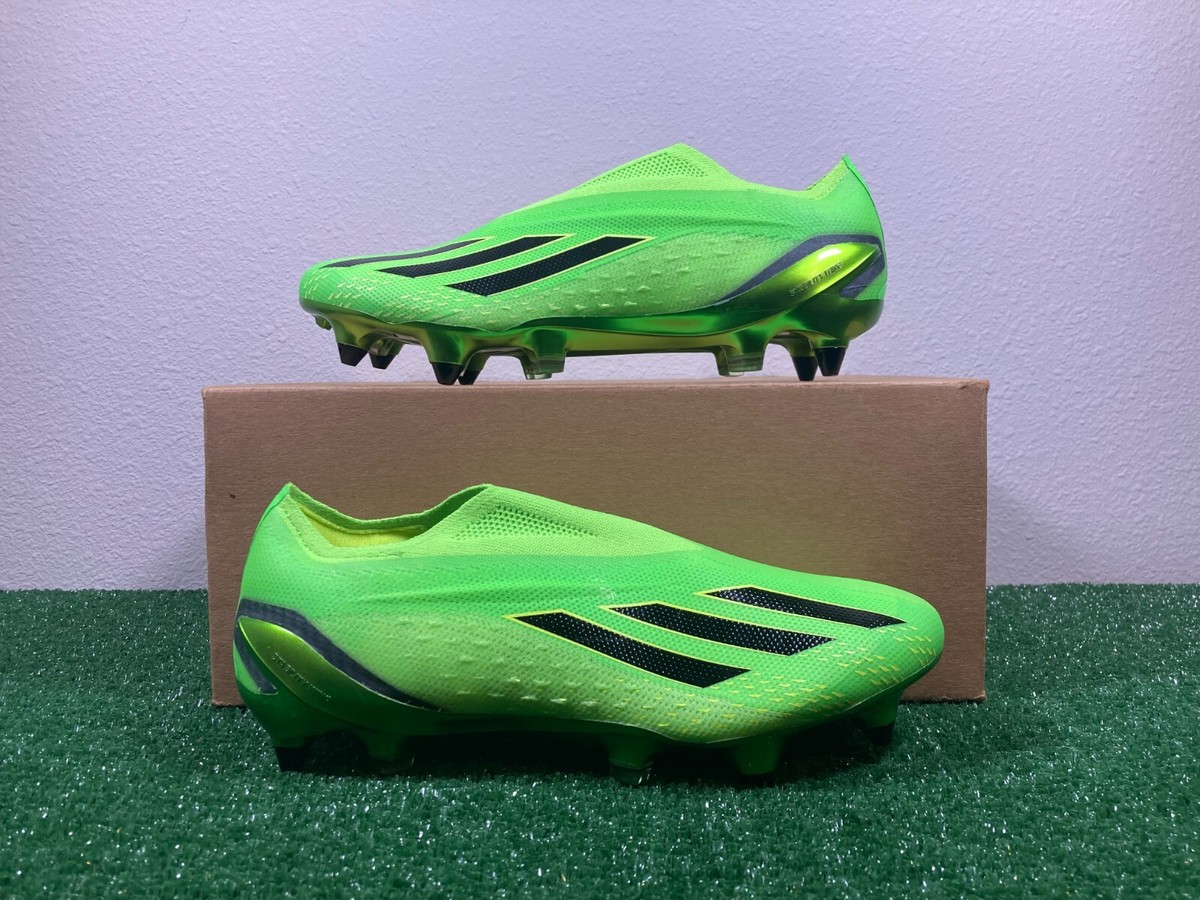 4.5 Men/5.5 Women- Adidas X Speedportal+ SG Green Black  display picture 2