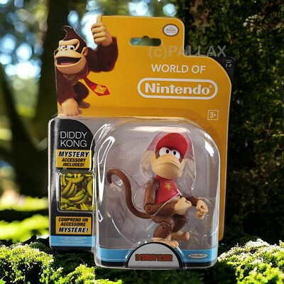 WORLD OF NINTENDO - DIDDY KONG W/ MYSTERY ACCESSOIRE / JAKKS 2015