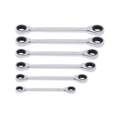 6 Pcs Extra Long Ratchet Wrenches Set Wrench Set W Metric 8mm-19mm