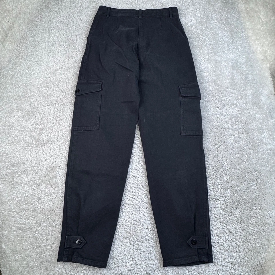 Pantalones cargo Aritzia Wilfred Free modernos cintura alta negros para mujer 8 Foto 2 de 4