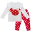miniature 12  - Baby Mädchen Kleidung Set Langarm Shirt Top + Hosen Pants Bekleidungsset Outfits