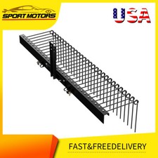Heavy-Duty 72" Pine Straw Landscape Rake for Cat-1 & Cat-0 Tractor 3 Pt Steel