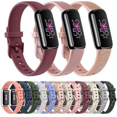 Silicone Straps For Fitbit Luxe Soft Wristband Replacement Watch Band