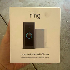 Ring Doorbell Wired Video Doorbell, Hardwired Wired Connectivity w/ Chime