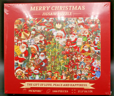 Christmas Jigsaw Puzzles  Merry Christmas  1000 pieces NEW unopened