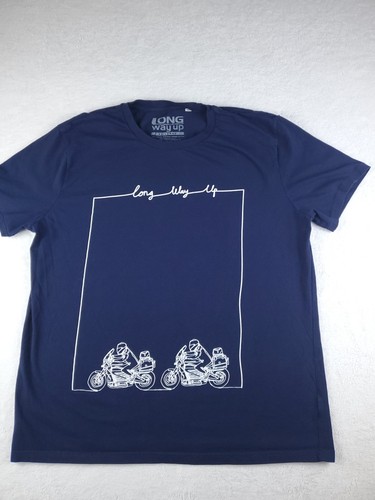 Long Way Up Tshirt 100% Organic Cotton Casual Crew Neck T-Shirt Size 2XL - Picture 3 of 17