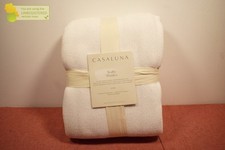 Casaluna King Micro Waffle Bed Blanket White Dirt Marks 