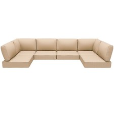 Outdoor Cushions Set Of 14 For 7 Pieces Sectional Rattan Conversation Sets