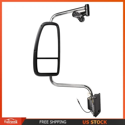 For 97-10 International 9200 9400I 9900I Driver Side Chrome View Mirror Complete
