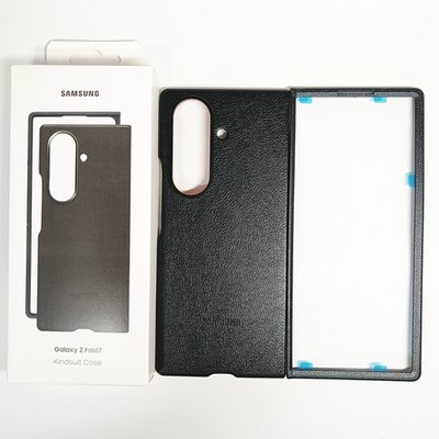 OEM Kit Kindsuit Leather Cover For Samsung Galaxy Z Fold 7 Metal Ring Armor Case