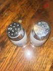 Vintage Cornflower Blue Opal Milk Glass Salt And Pepper Shakers