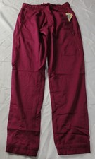 Cherokee Workwear Men's Solid Jogger Scrub Pants MS7 Wine Red Medium NWT