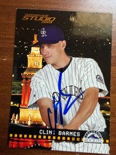 Signed 2004 Donruss Studio - Clint Barmes 