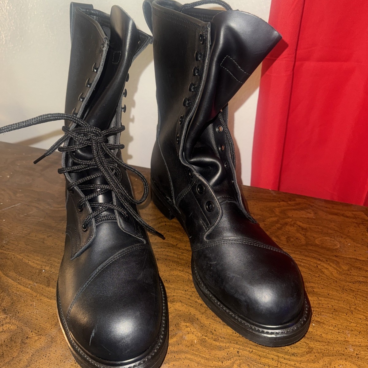 Biltrite ANSI Z41 Military Jump Leather Steel Toe Combat Boots Mens Size 9.5‎ R Biltrite ANSI Z41.1-1991/75 Leather Jump Military Steel Toe  main image 4