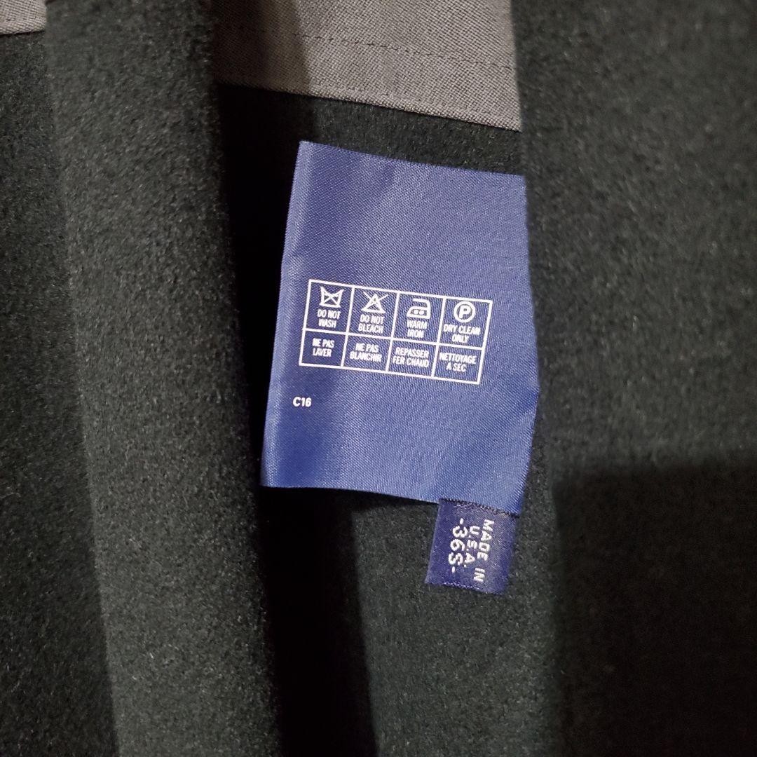 Burberry Balmacaan Coat Soutien-collar Belted Gray Polyester Size M For Men thumbnail 22