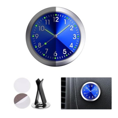 Blaue Auto Uhr für Armaturenbrett: Universal Luminous Ventiluhr für jedes Auto