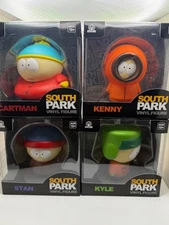 Lot South Park 4" Vinyl Figure Culturefly;(Kenny, Cartman, Kyle, Stan & Butters)