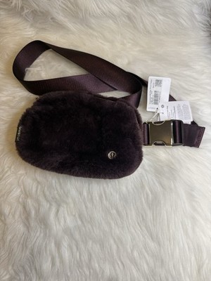 Lululemon Everywhere Belt Bag Plush Fleece Fur BLPM GOLD New