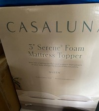 Casaluna Foam Mattress 3" foam mattress Pressure Relief Motion Transfer, Queen