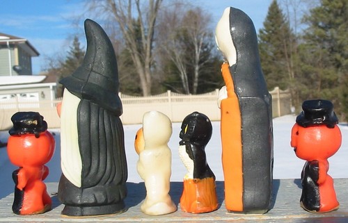 Ambientador de Colección Gurley Halloween Velas Búho Fantasma Jack-O-Lantern Bruja Mago - Imagen 2 de 6