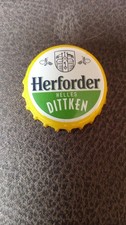 neuer Kronkorken von Herforder  "  Helles Dittken"  1 Bottle Cap, Tapi, Cappas
