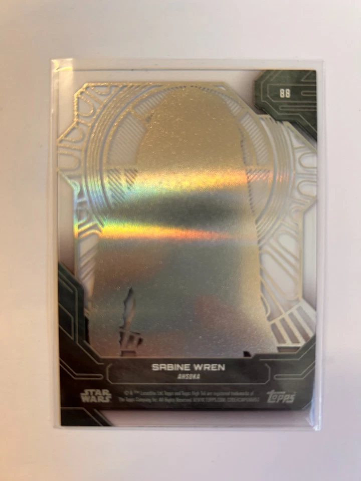 TOPPS STAR WARS HIGH TEK 2024 SABINE WREN   THRONE ROOM #88. - Image 2 of 2