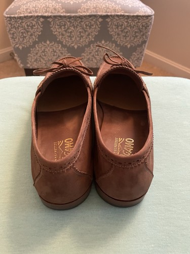 Salvatore Ferragamo Brown Loafers Timeless Slip-Ons Size 9 - Picture 4 of 7