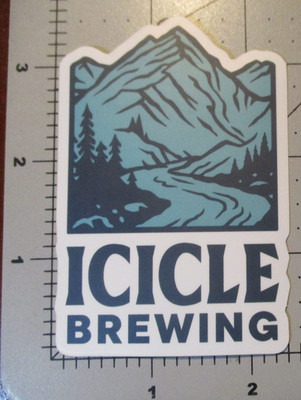 ICICLE BREWING Washington dark persuasion blmtn STICKER decal craft beer brewery