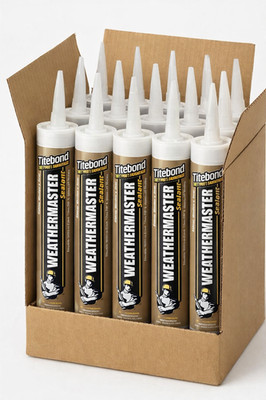 Titebond 46721 Weather Master Sealant Cartridge, 10.1 oz, Gray Lot of 9